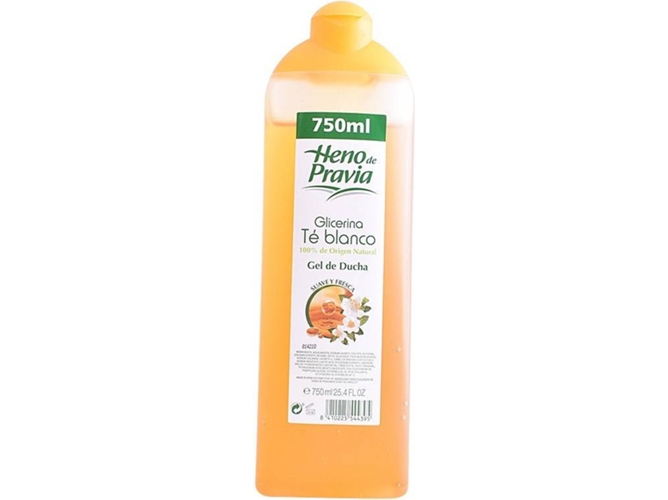 Gel de Baño HENO DE PRAVIA Glicerina Te Blanco (650 ml)