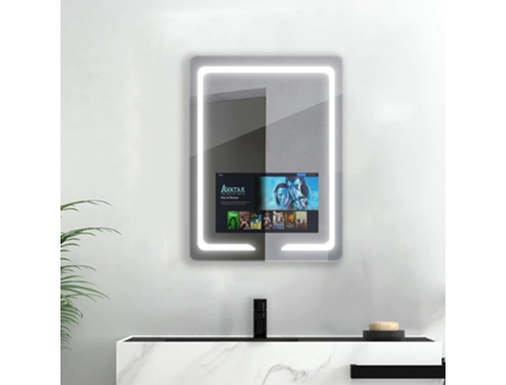 Espejo de baño antivaho con pantalla táctil V20.