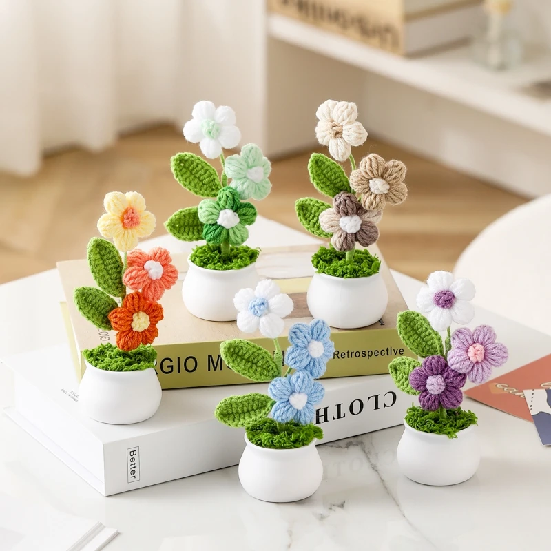 Flores De Ganchillo, Flores Tejidas A Mano, Regalos Para Invitados De Boda, Flores Artificiales