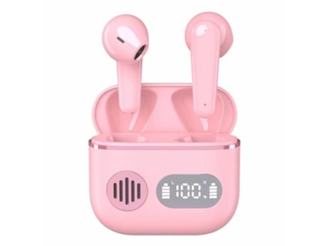 Auriculares YEMAESRE Bluetooth con Cancelación de Ruido Rosa