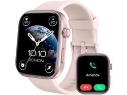 Relojes inteligentes con monitor de actividad física y pantalla AMOLED grande de 1,99 pulgadas, llamadas de voz con IA, monitor de frecuencia cardíaca Bluetooth, Bestvite