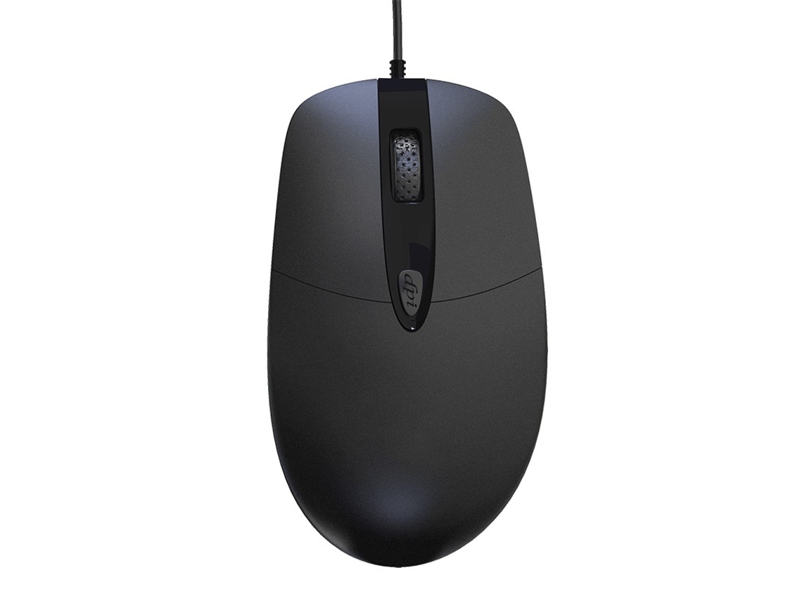 Ratón óptico con cable Yizhood K5 para portátil (1000, 1200 y 1600 DPI, color negro)