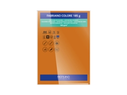 FABRIANO Cartulina A4 185 g/m² Naranja Intenso 50 Hojas