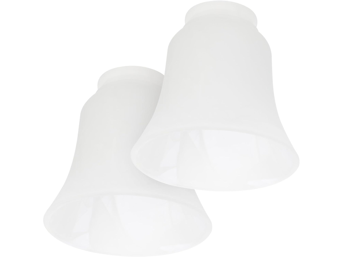 Juego de 2 lámparas colgantes de cristal E27 con luz suave para sala de estar. SFUSHOS