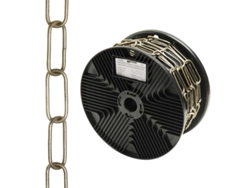 Cadena decorativa lisa cuero 3,4x43 mm. rollo 20 metros
