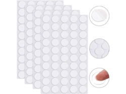 2026rebe-200 Piezas De Massa Adhesiva Transparente Removable, Putty Doble Cara Redondo Para Paredes Y Superficies Lisas