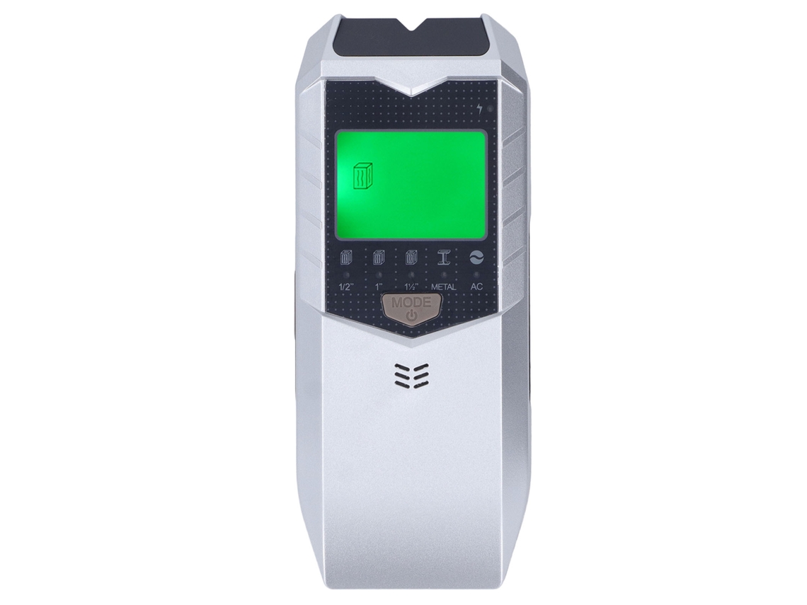 Detector De Montantes De Pared Con 5 Modos, Escáner Electrónico Led De Alta Precisión Para Madera, Cable De Ca, Metal, Plata