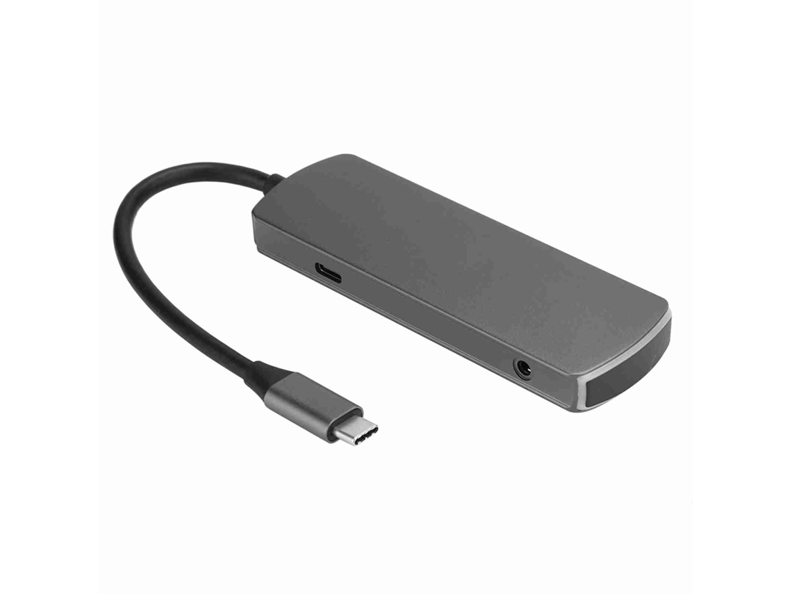Base De Acoplamiento Multifuncional Hd De 6 En 1 Hub Type C Con Hdmi Usb3.1 Pd Charging