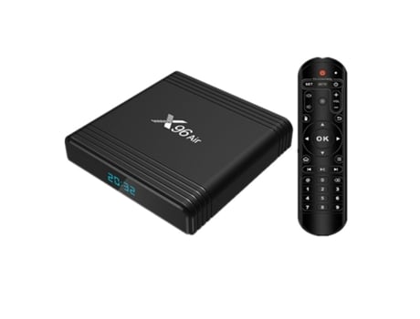 Box Smart Tv X96 4K Set Up Box Air Android 9.0 HD Network Amlogic S905x3 black_4GB + 32GB con control remoto por voz G10