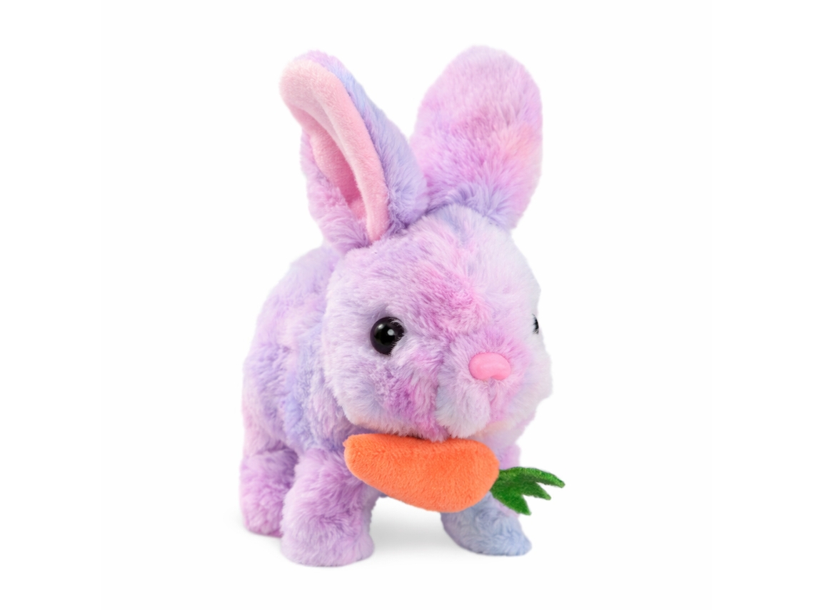 Conejo multicolor de 15 cm, color morado (Bk-32127).