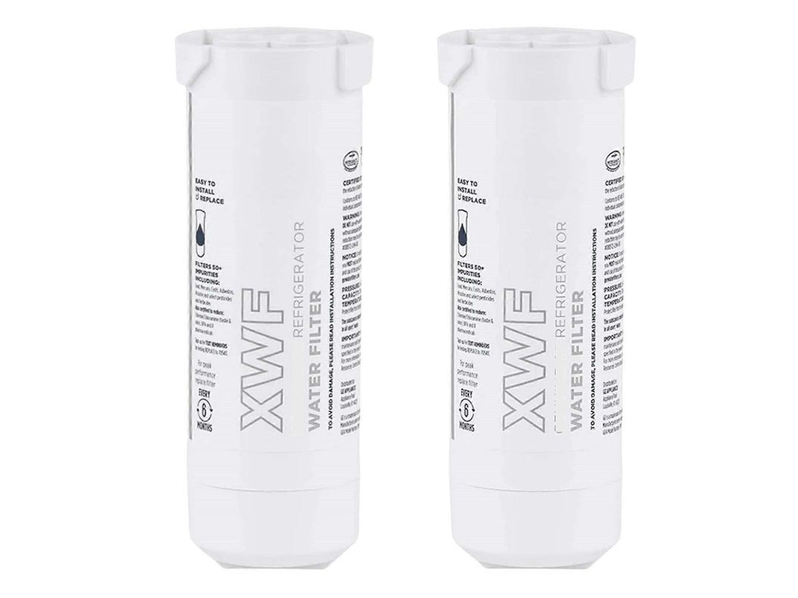 Filtro De Agua De Repuesto Para Refrigerador Xwf, Paquete De 2 Unidades, Compatible Con Gbe21, Gde21, Gde25, Gfe24, Gfe26 Y Eff-6048a, 16,3 X 6,4 Cm.