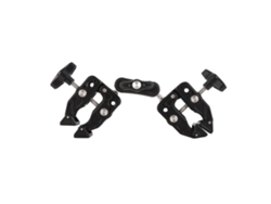 Soporte De Cámara De Doble Pinza Giratorio 360 Grados Con Interfaz 1/4 3/8 Pulgadas Y Cold Shoe Para Fotografía