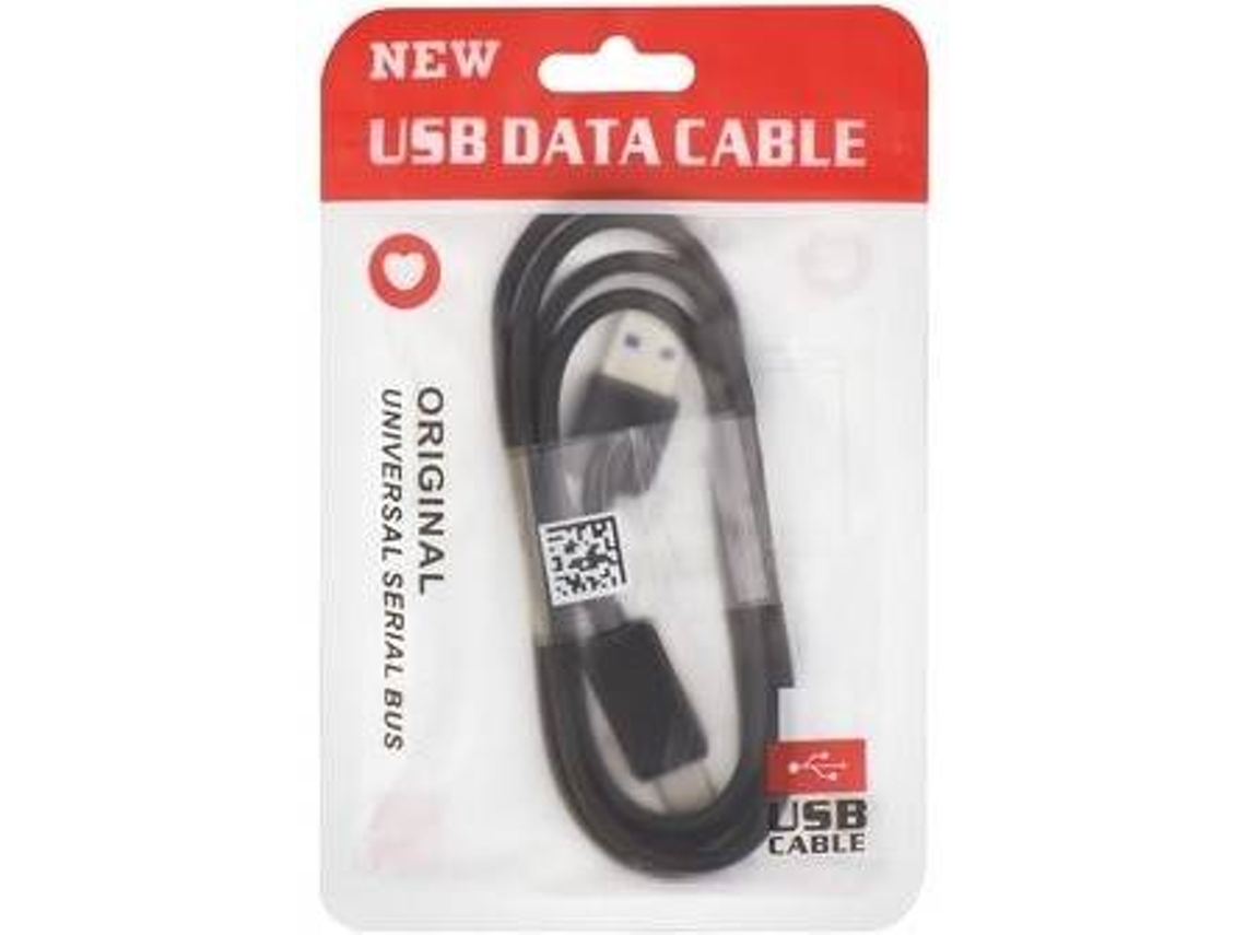 Cable LMOBILE Hd2 (USB - 1 m - Negro)