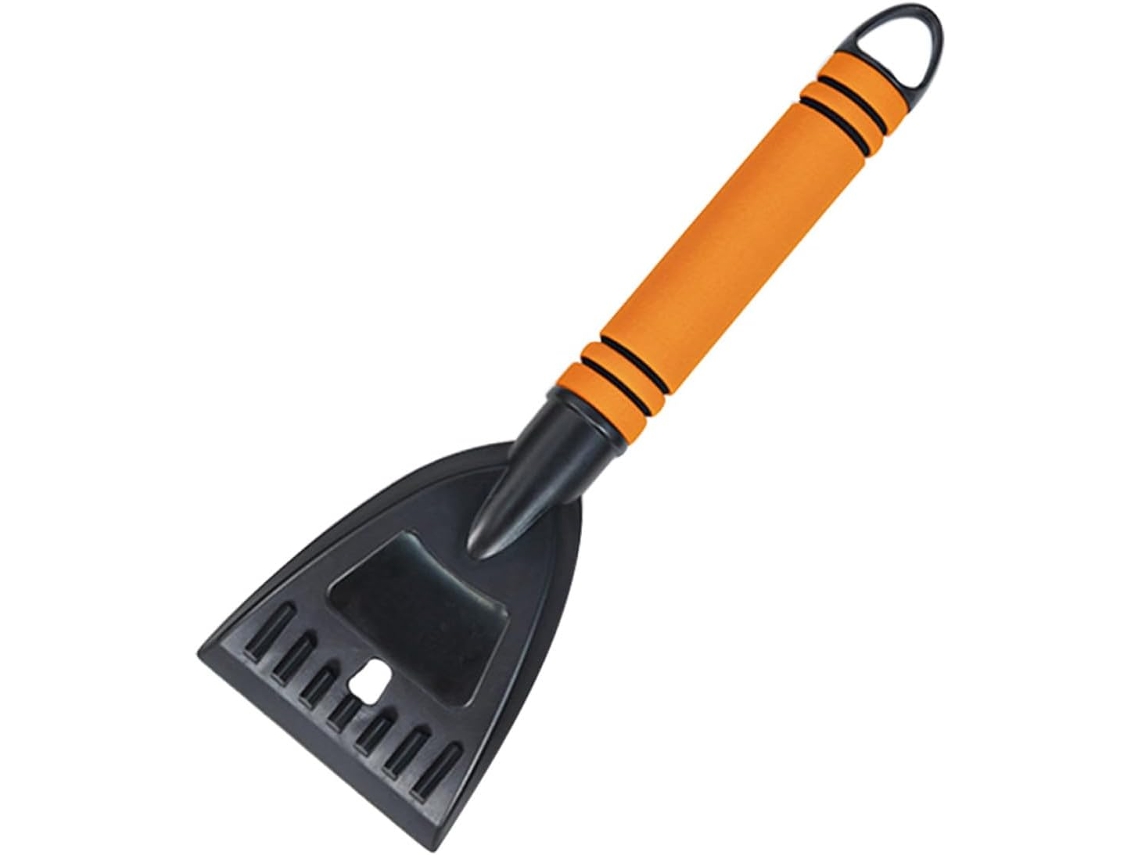 Raspador De Nieve Multifuncional Para Coche, Abs Naranja 4017c, Herramienta Para Quitar La Nieve Del Parabrisas