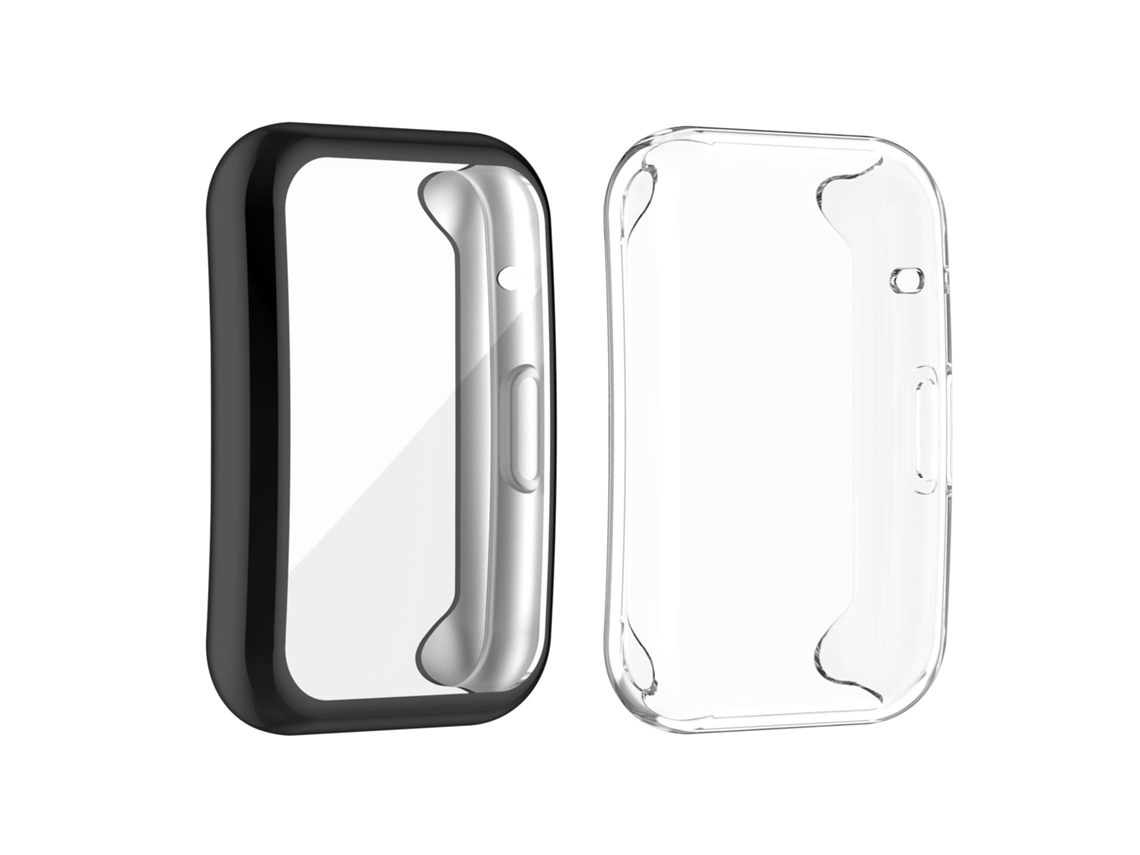 Capa Compatível Com Watch Fit Protetor De Tela Full Cover Case Tpu Macio Anti-risk Total Protection