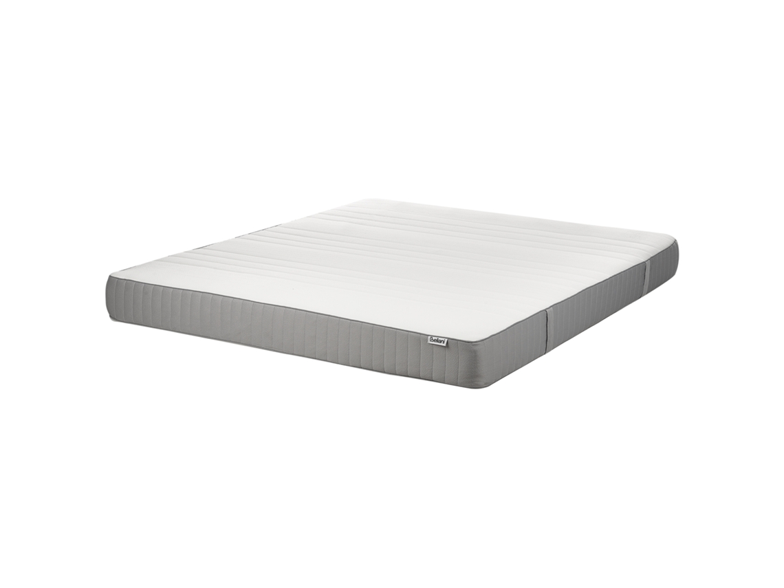 Cómodo colchón para cama doble BELIANI Fancy de Poliéster Blanco 180x200x20