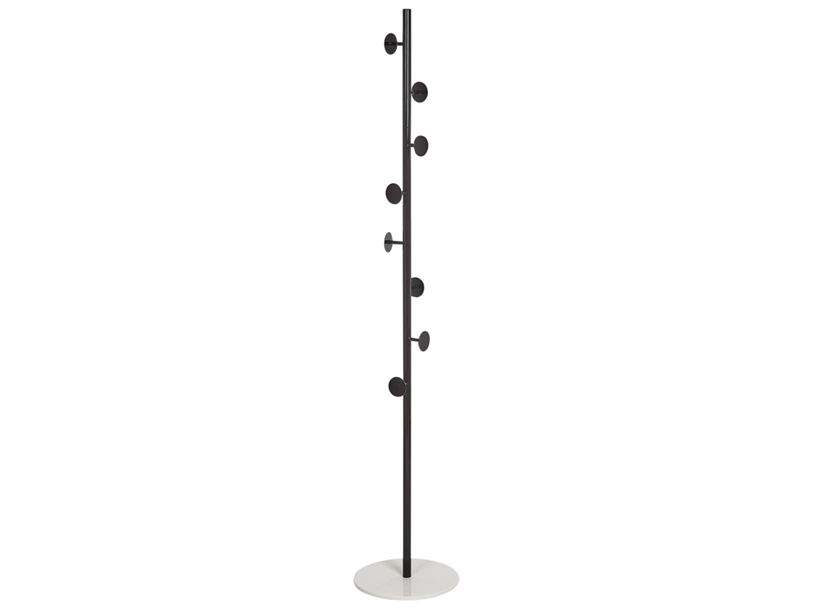 Perchero BELIANI Notus de Metal Negro 32x32x170
