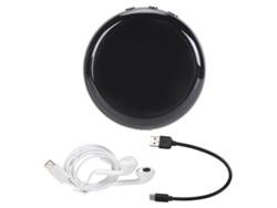 Gravadora De Voz Pequena Gravador Ativado Por Voz Redução De Ruído Mp3 Player 16gb Portátil Recarregável