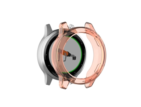 Funda protectora de TPU Garmin Vivoactive 4 (Naranja transparente)