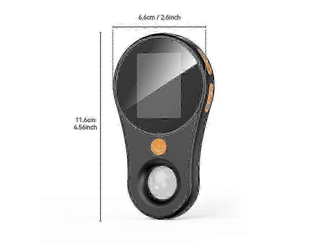 Microscopio digital portátil modelo 370 con aumento de 500x, pantalla IPS de 2 pulgadas y 8 luces LED.