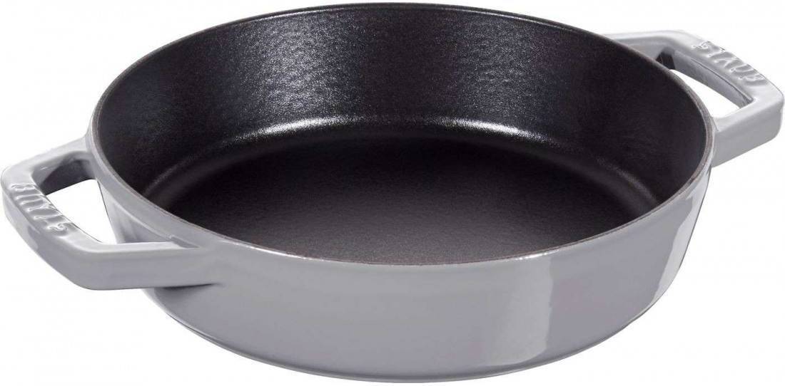 Sartén STAUB (Gris - Hierro Fundido - 34 cm)