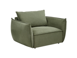Sillón Beliani Kunes De Poliéster Verde 124x94x78