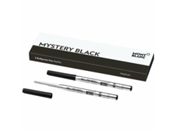 Recambio para bolígrafo MONTBLANC 128211 Negro (2 Unidades)