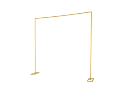 Soporte de fondo, altura ajustable de 1,09 m a 3 m, base robusta, dorado, 3 m