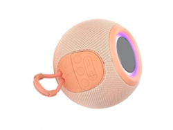 Altavoz Bluetooth inalámbrico portátil pequeño con micrófono, radio FM y altavoz de mesa colorido de Yunzii