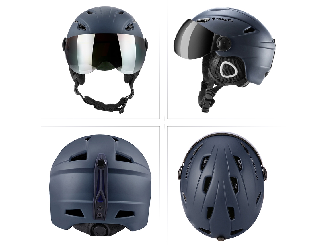 2026-casco De Esquí Y Snowboard Certificado Con Orejeras Desmontables Y Gafas Integradas Para Deportes De Nieve Profesionales