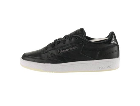 Zapatillas Deportivas REEBOK Club C 85 Lthr Mujer (Negro -Material Sintético -35,5)