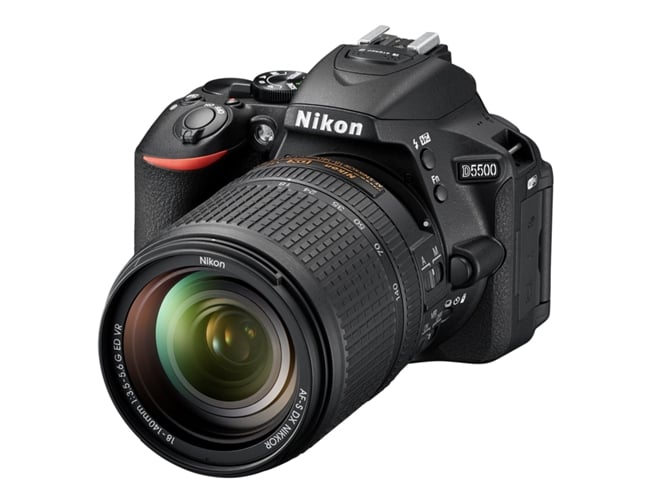 Kit Cámara Réflex NIKON D5500+AFS DX 18/140G VR (24.2 MP - ISO: 100 a 25600 - Sensor: APS-C)