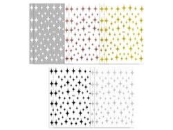 Star Nail Stickers 10 Hojas Adhesivas para Decoración de Uñas RNEMITERY