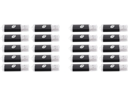 20 Memorias Usb 2.0 De 128 Mb, Regalo, Color Negro.