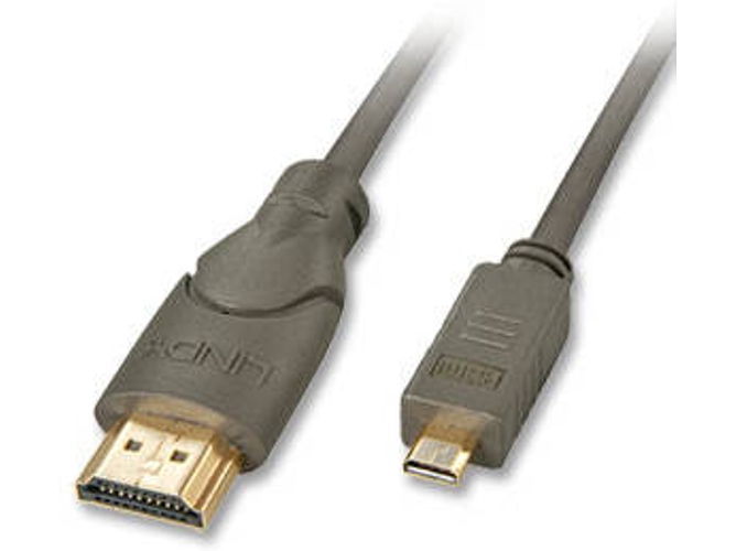 Cable HDMI LINDY (Micro HDMI D - 50 cm - Negro)