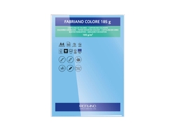 FABRIANO Cartulina A4 185 g/m² Azul Turquesa 50 Hojas