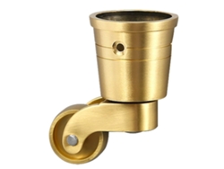 Juego De 4 Ruedas Giratorias 32 Mm, Suave, Robusto, Latón, Elegante