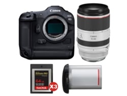 Canon Eos R3 + Rf 70-200mm F/2.8 L Is Usm + 3 Sandisk 64gb Extreme Pro Cfexpress Type B + Canon Lp-e19 + Ebook “20 Consejos Para Fotos Que Impactan”