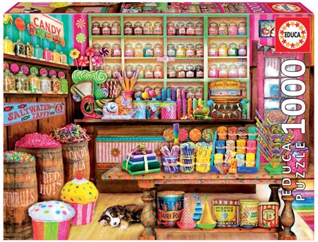 Puzzle EDUCA 1000 Tienda de Golosinas (Edad Mínima: 12 Años - 1000 Piezas)