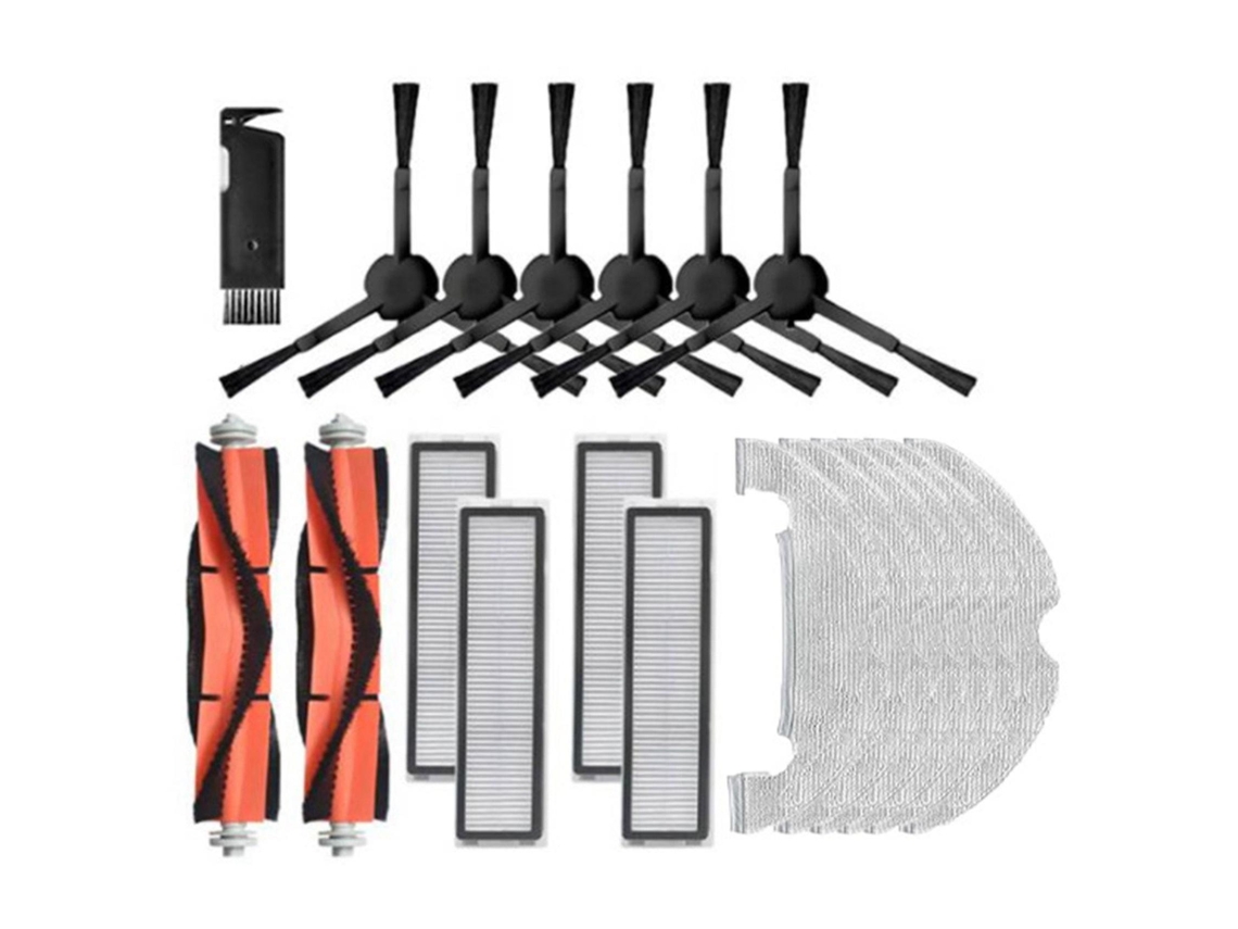 Compatible con Dreame Bot L10 Plus Z10 Pro, filtro HEPA, cepillo lateral y paño de fregado.