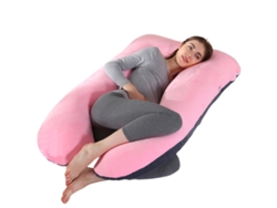Almohada Para Embarazadas, Almohada En U Desmontable Y Lavable, Gran Cojín De Espalda