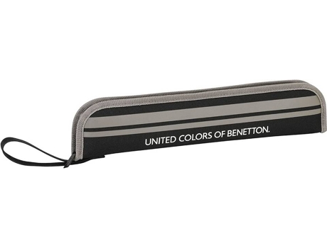 Estuche de Flauta UNITED COLORS OF BENETTON 69158 (Negro y Gris - 40x8x3)