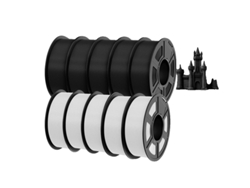 Filamento para impresora 3D, material ecológico, alta resistencia y dureza, PLA Meta 5bk5wt 11 kg OEM