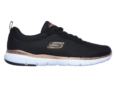 Botas SKECHERS Malla Arejada Mujer (37 - Negro)