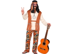Disfraz de Hippie flecos largos para hombre