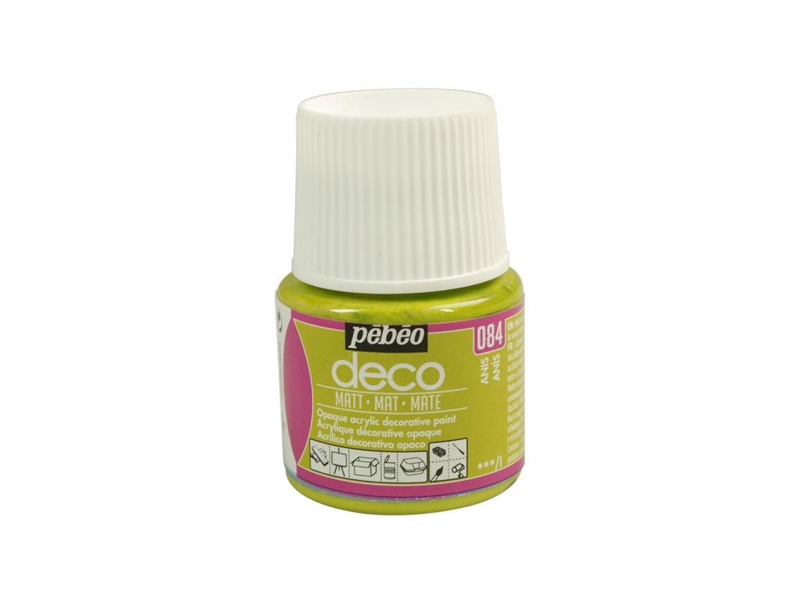 Tinta Acrílica PÉBÉO Mate (Opaca - Anís - 45 ml)