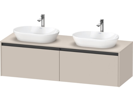 Mueble DURAVIT Ketho.2 bajo lavabo hueco para lavabo en ambos lados 1600x459x550mm K24889B