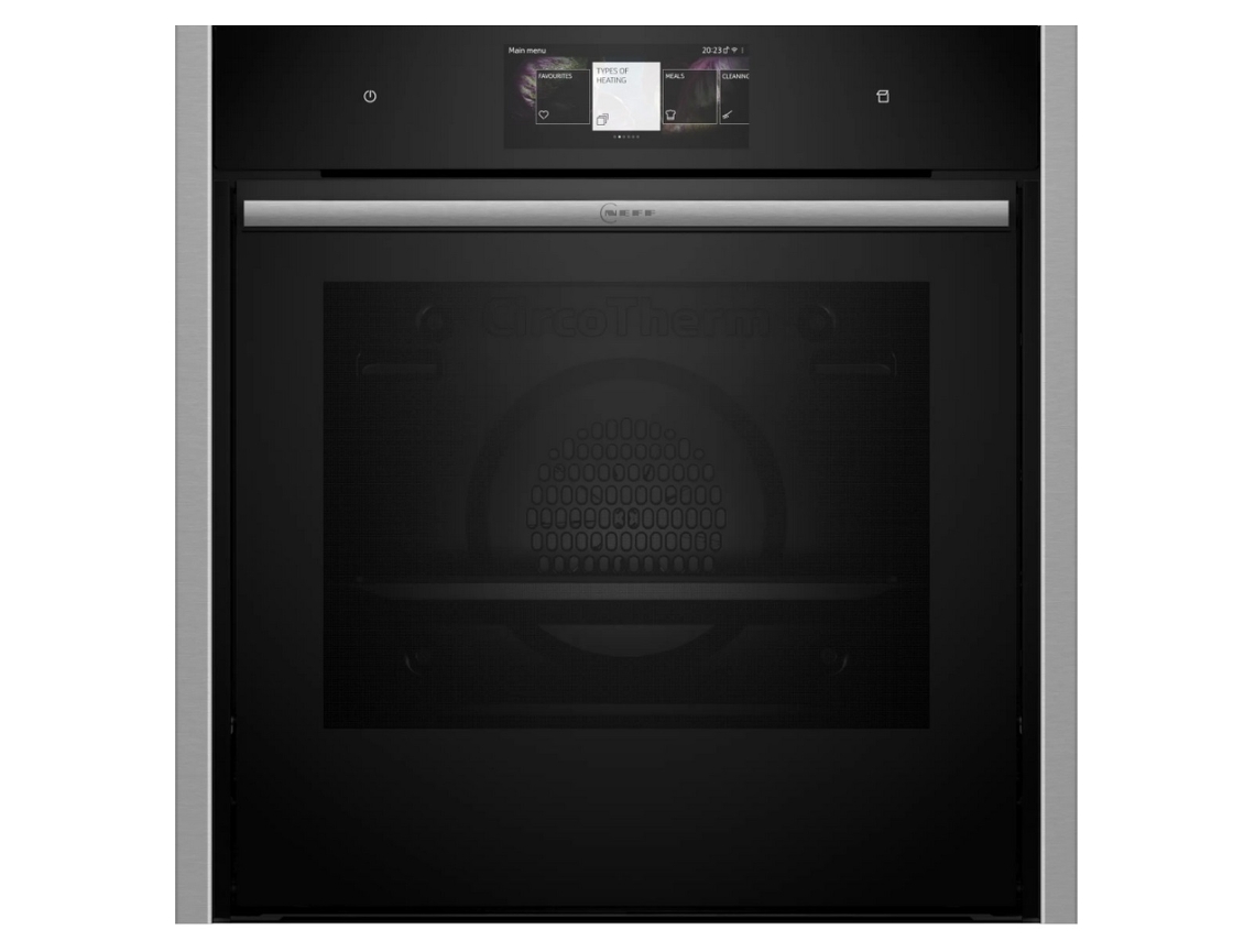 Horno combinado de vapor integrado 71l 60cm a pirólisis negro B64VT73N0 - NEFF