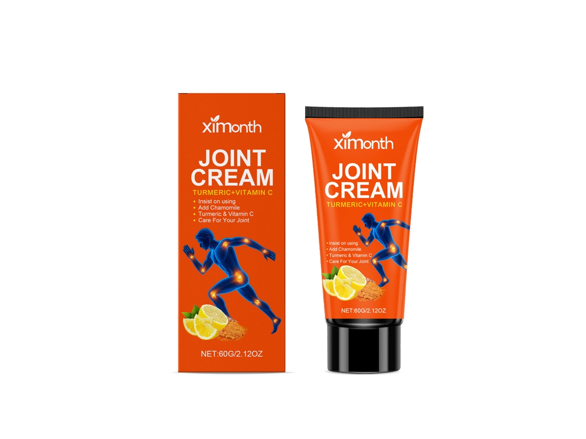 Crema de masaje para aliviar el dolor articular.
