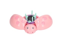 Bj-caixa De Música Para Crianças Com Projeção De Estrelas, Forma De Animal Divertido, Luz Noturna Led Rosa